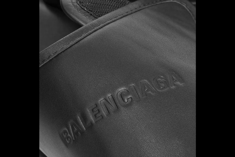 Balenciaga 推出全新上乘皮革家用拖鞋