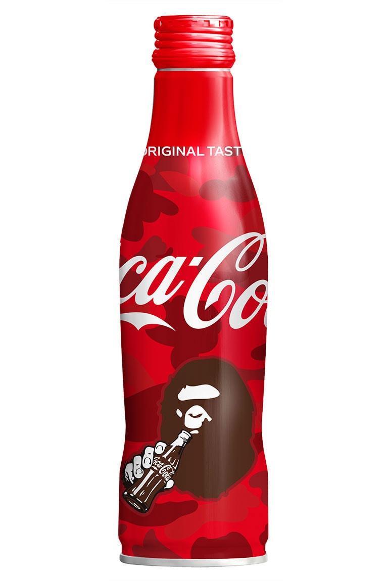 聯乘團聚－A BATHING APE® x Coca-Cola 推出全新鋁製可樂瓶