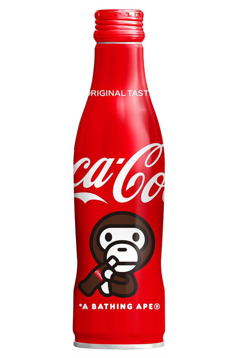 聯乘團聚－A BATHING APE® x Coca-Cola 推出全新鋁製可樂瓶