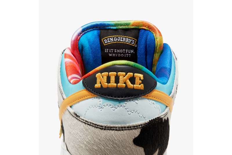 Ben & Jerry’s x Nike SB Dunk Low 聯乘鞋款官方圖輯公開