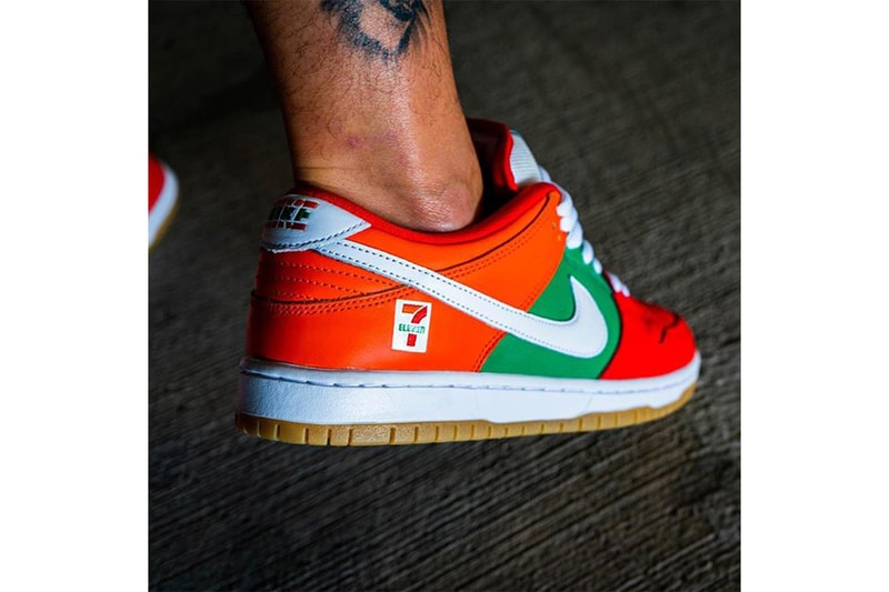率先預覽 7-ELEVEN x Nike SB Dunk Low 實著圖輯