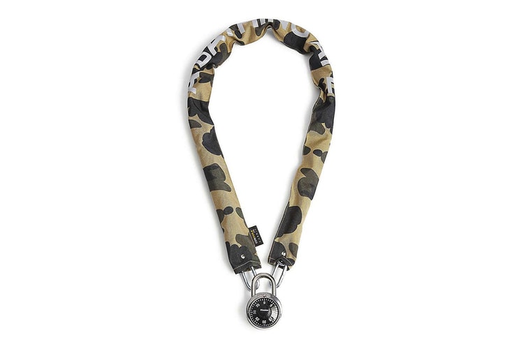 A BATHING APE® 推出迷彩自行車鎖鏈鎖