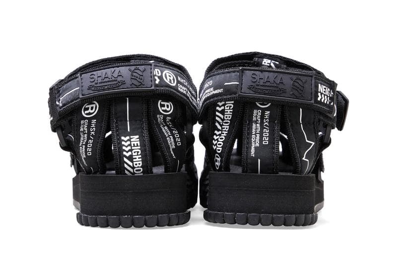 NEIGHBORHOOD x SHAKA 聯名別注 Hiker 涼鞋款式