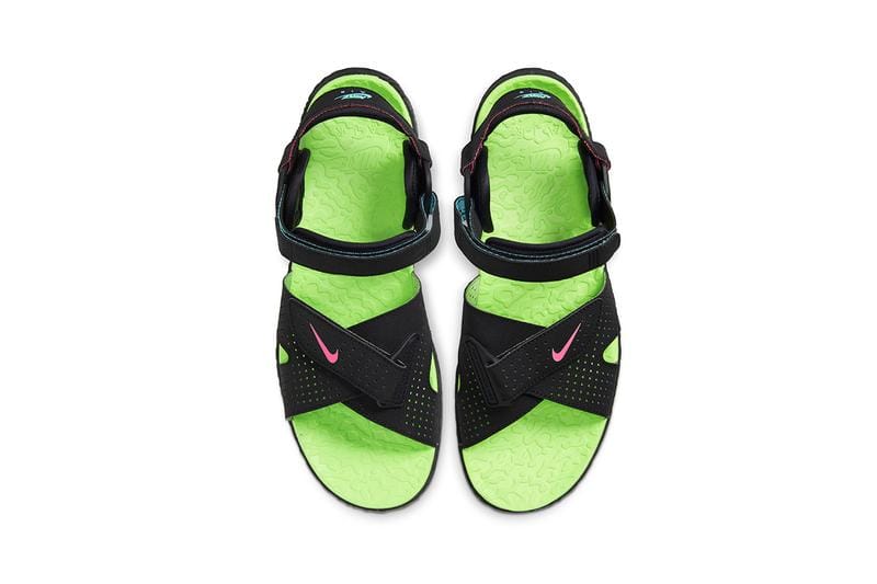 nike acg air deschutz black electric green