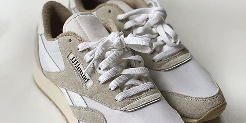 reebok classic nylon silver