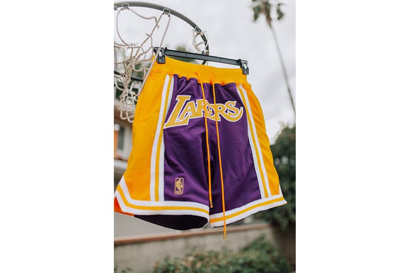 Just Don x Mitchell & Ness 聯乘球褲台灣發售情報