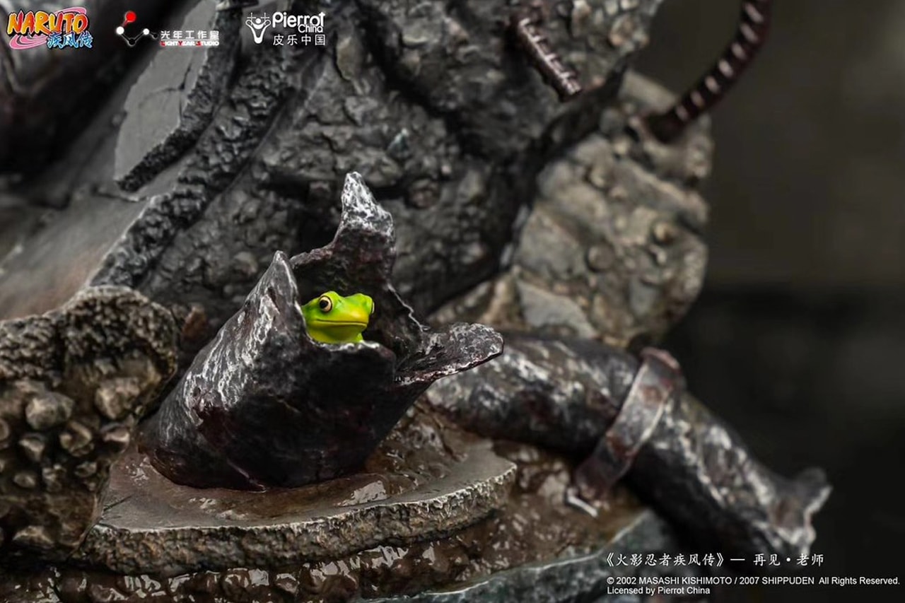 光年工作室推出《火影忍者》仙人模式自來也《再見，老師》1：4 場景雕像