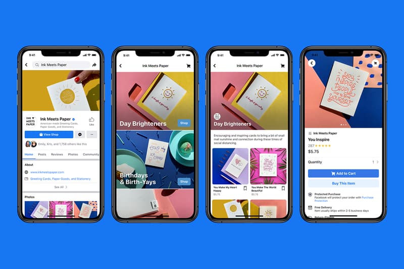 Mark Zuckerberg 正式宣佈推出「Facebook Shops」全新商城功能