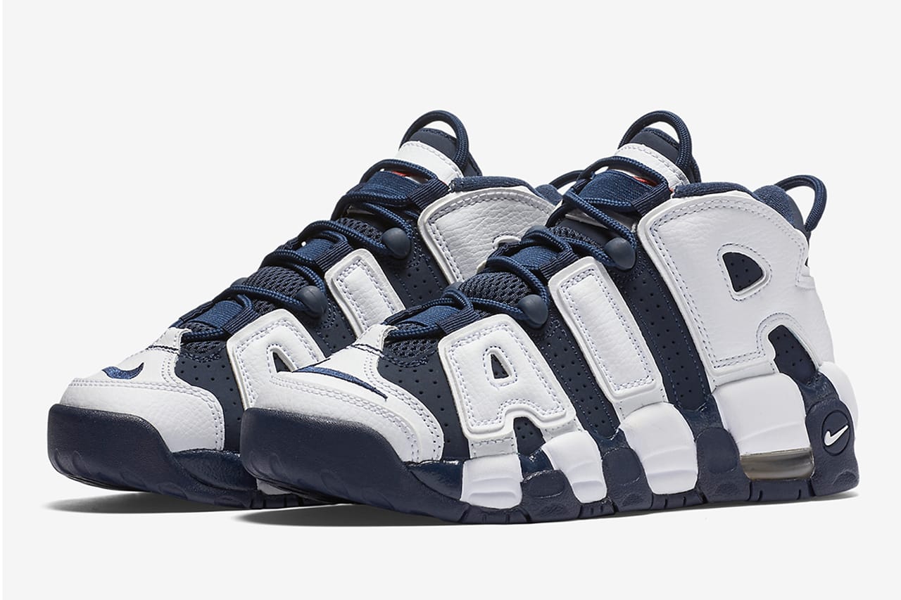 Nike Air More Uptempo 人氣配色「Olympic 