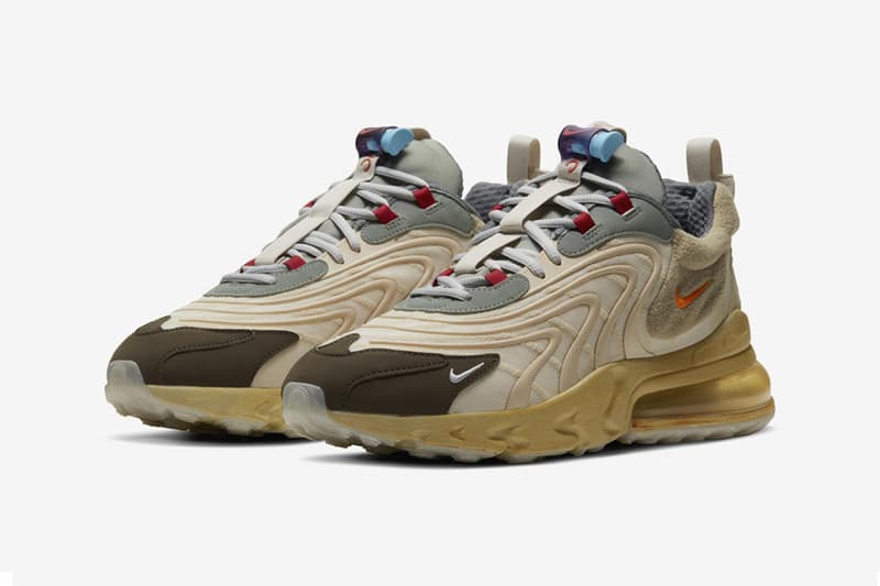 Travis Scott x Nike Air Max 270 React 聯乘鞋款港台發售情報