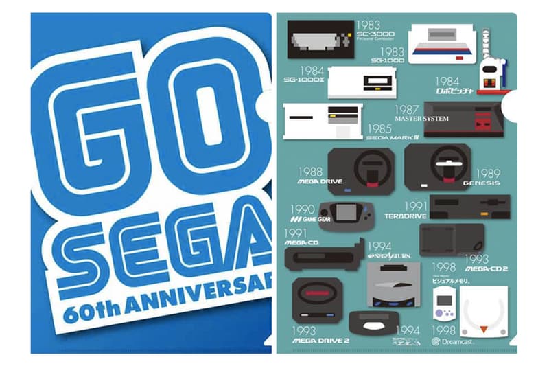 60 周年紀念-SEGA 經典遊戲主機推出紀念郵票系列