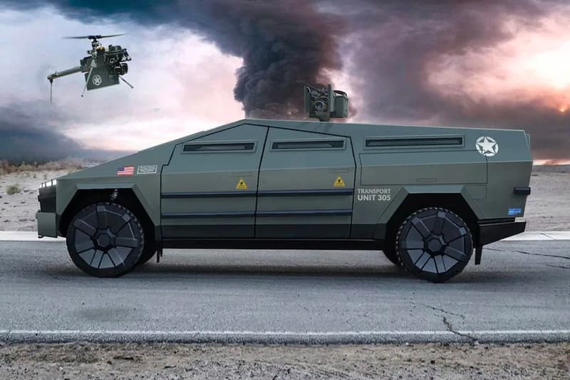 網民打造tesla Cybertruck 軍事行動 概念車型 Hypebeast