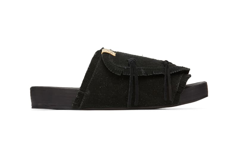 visvim 推出全新黑色麂皮版 Shaman-Folk Christos 別注涼拖鞋