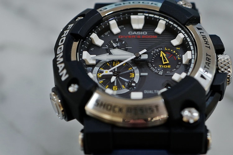 HYPEBEAST 近賞 G-Shock 首款指針版 Frogman 手錶