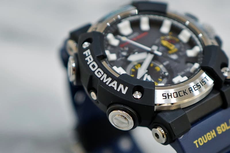 HYPEBEAST 近賞 G-Shock 首款指針版 Frogman 手錶