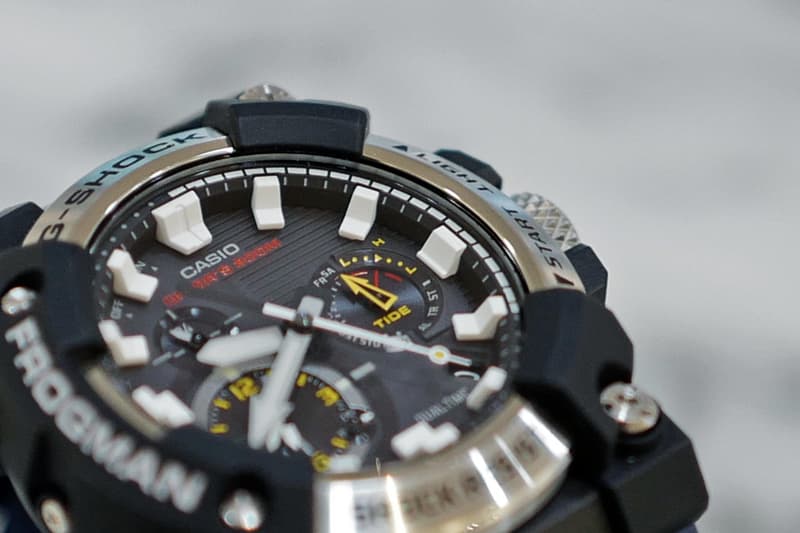 HYPEBEAST 近賞 G-Shock 首款指針版 Frogman 手錶