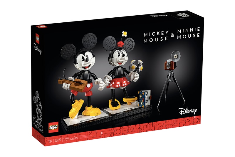 LEGO 推出組裝版 Mickey Mouse 及 Minnie Mouse 模型玩偶