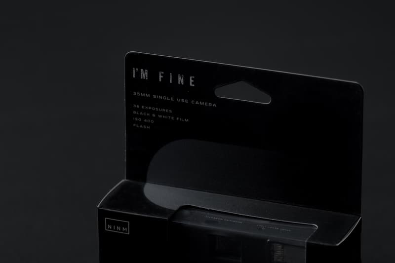 NINM Lab 推出「I'M FINE」黑白菲林單次用相機 DAWN 