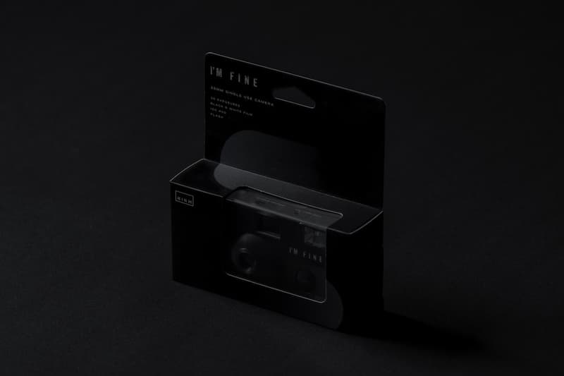 NINM Lab 推出「I'M FINE」黑白菲林單次用相機 DAWN 