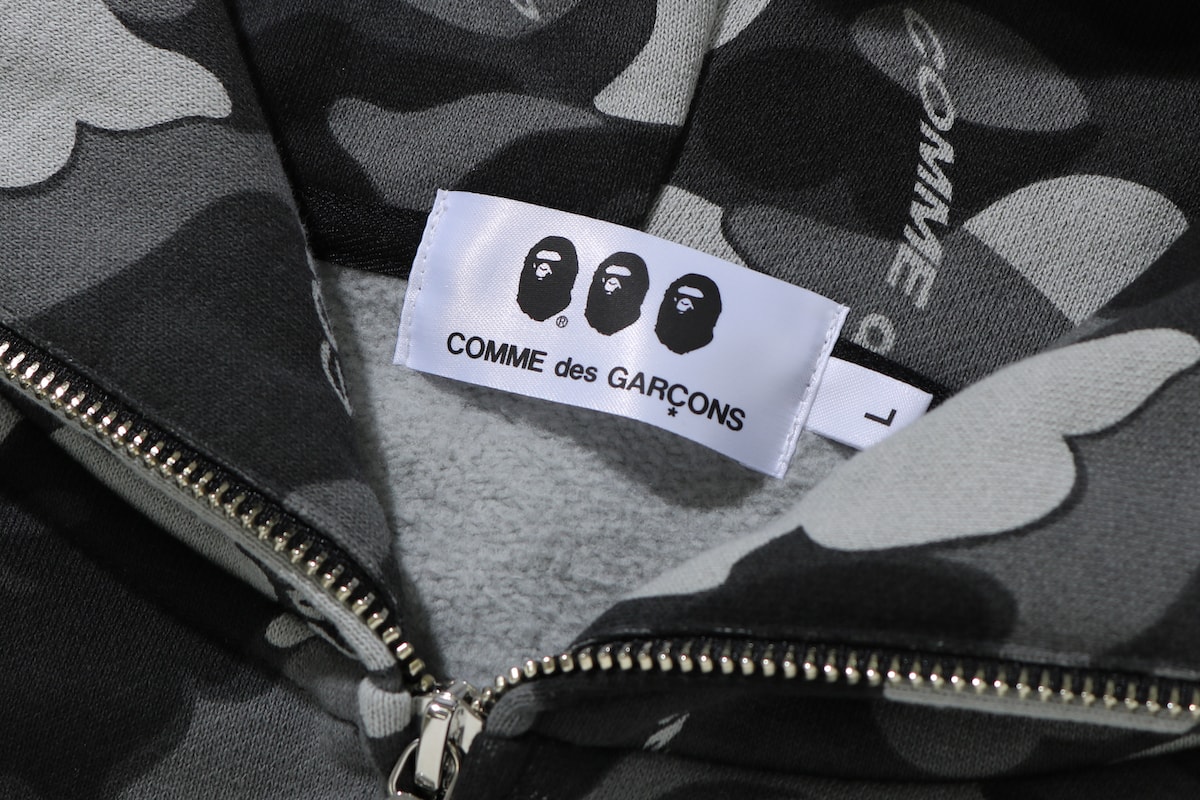 A BATHING APE® x COMME des GARÇONS 限定聯乘企劃完整發佈