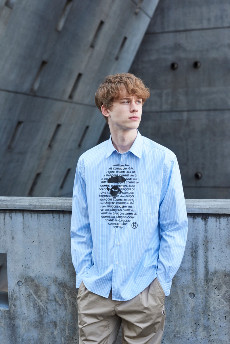 A BATHING APE® x COMME des GARÇONS 限定聯乘企劃完整發佈
