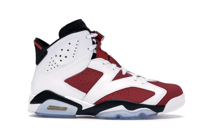 Air Jordan 6 經典配色「Carmine」復刻發售日期率先公開