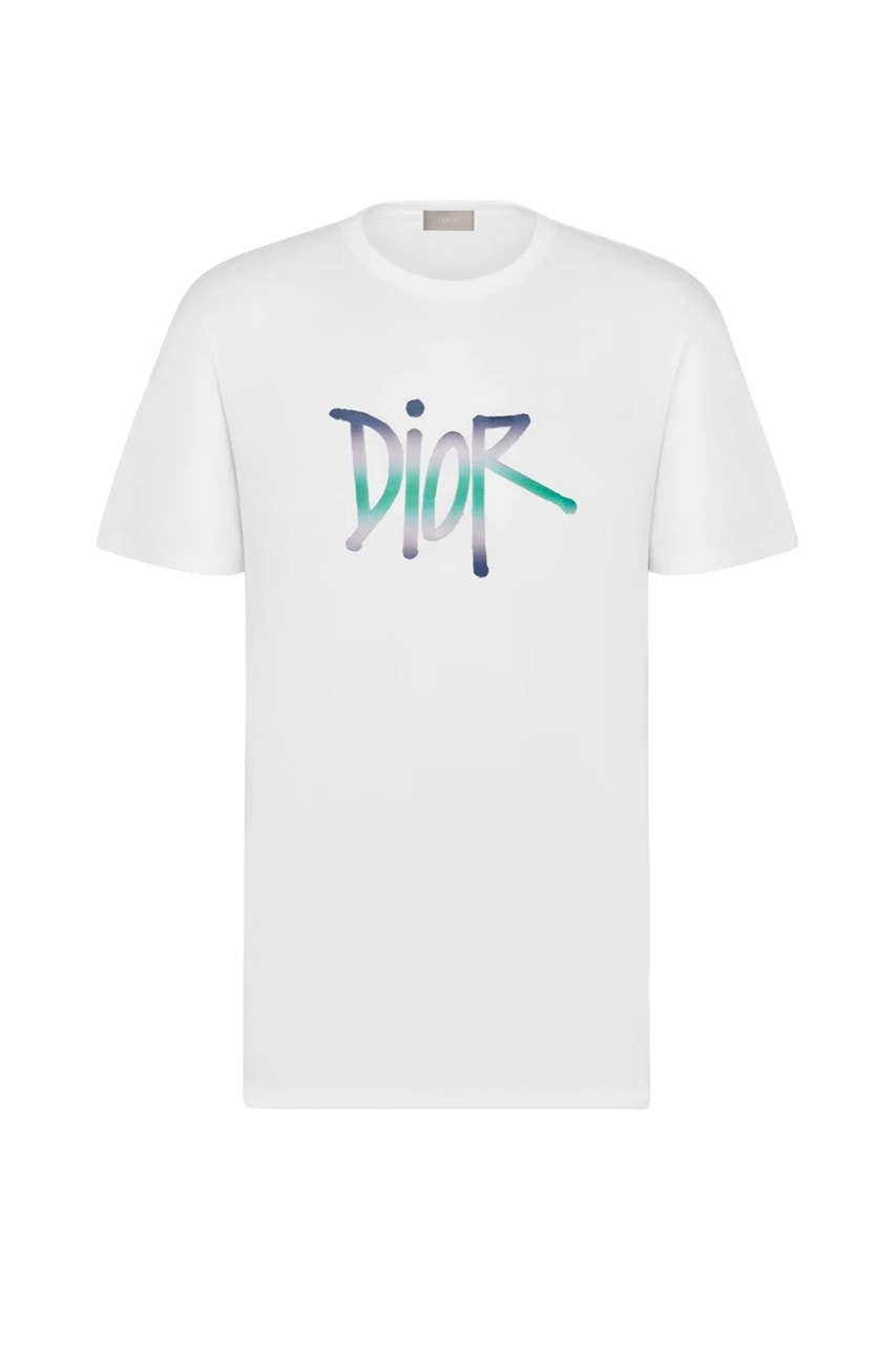 Dior x Shawn Stussy 全新 2020 春夏聯乘 T-Shirt 上架
