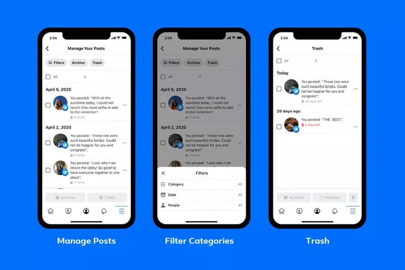 Facebook 全新功能「Manage Activity」將使用戶更簡單刪除老舊貼文