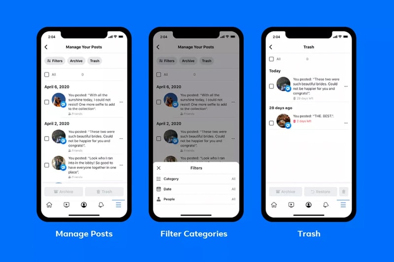 Facebook 全新功能「Manage Activity」將使用戶更簡單刪除老舊貼文