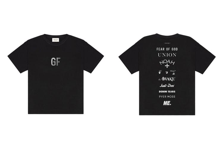 Fear of God 攜手 Off-White™、Union LA、NOAH 等品牌打造慈善紀念 T-Shirt