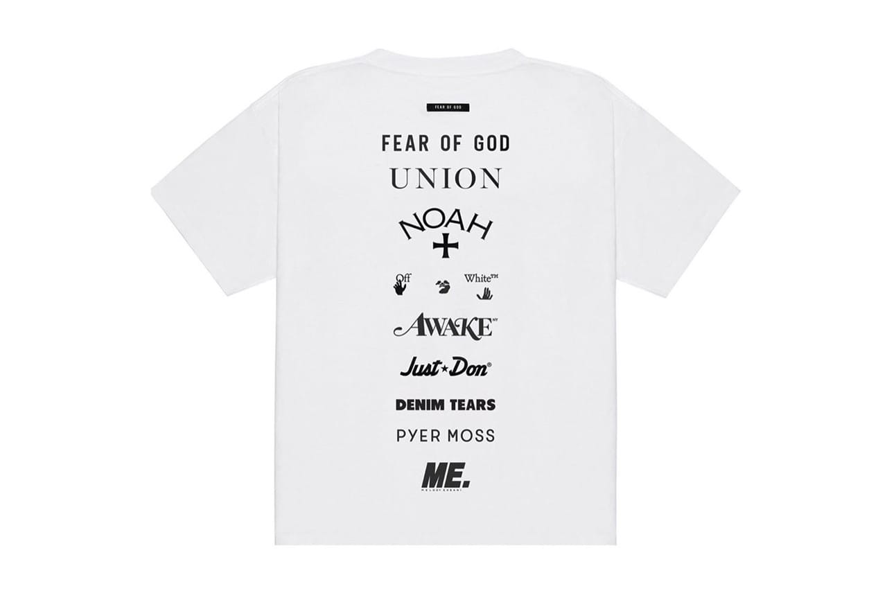 off white x fear of god