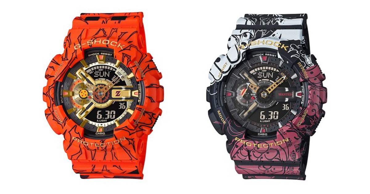 G-Shock x《One Piece》及《Dragon Ball Z》聯乘 GA-110 腕錶發佈
