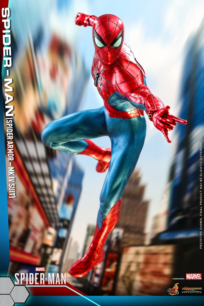 Hot Toys 推出全新 Spider-Man「Spider Armor MK IV Suit」1:6 比例珍藏人偶
