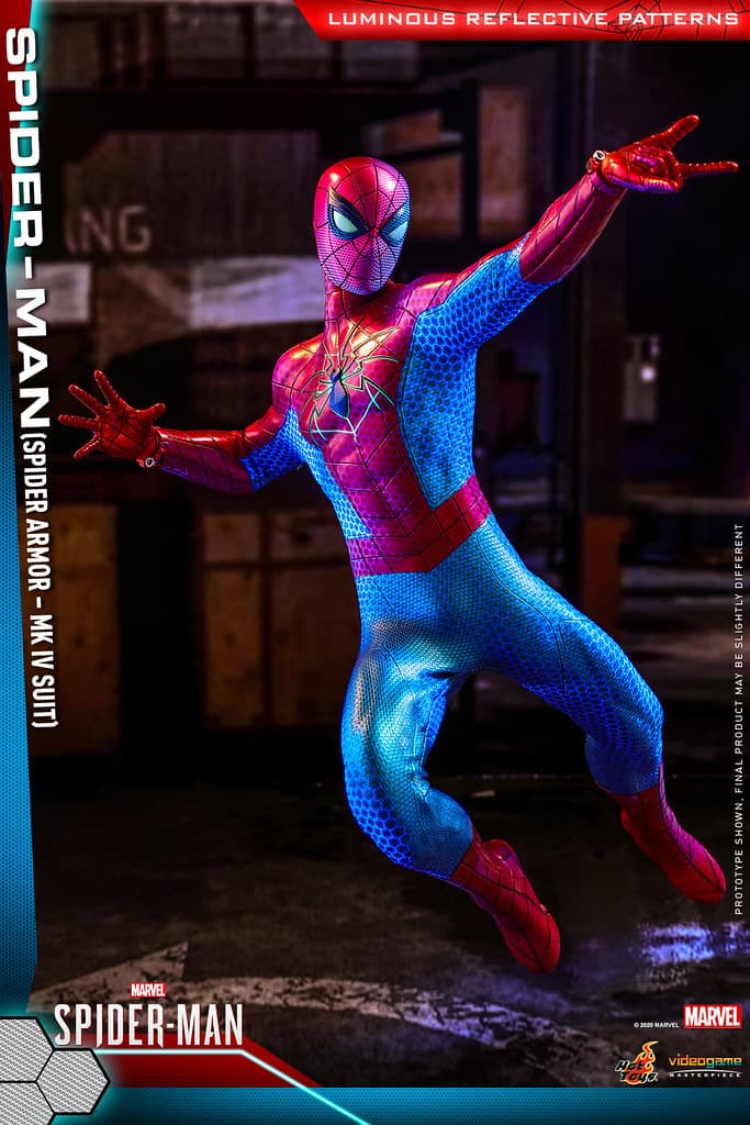 Hot Toys 推出全新 Spider-Man「Spider Armor MK IV Suit」1:6 比例珍藏人偶