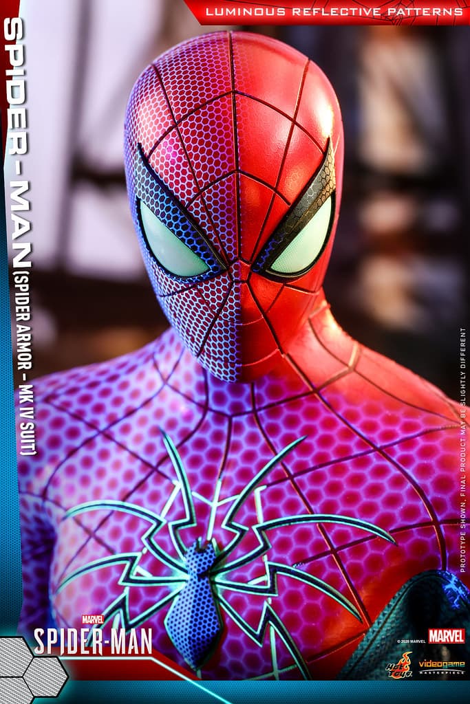 Hot Toys 推出全新 Spider-Man「Spider Armor MK IV Suit」1:6 比例珍藏人偶