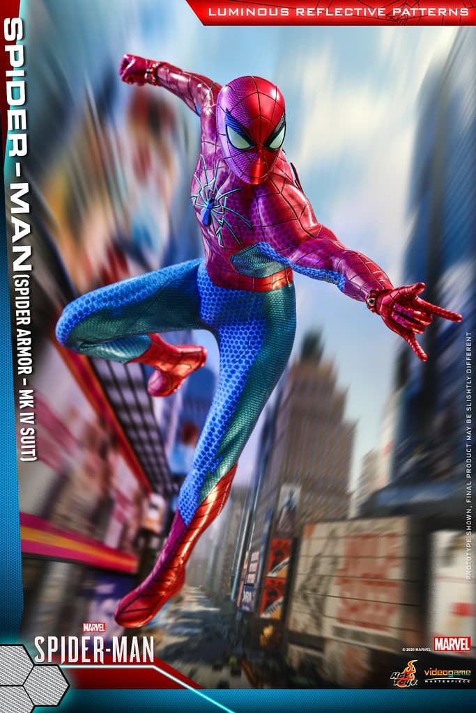 Hot Toys 推出全新 Spider-Man「Spider Armor MK IV Suit」1:6 比例珍藏人偶