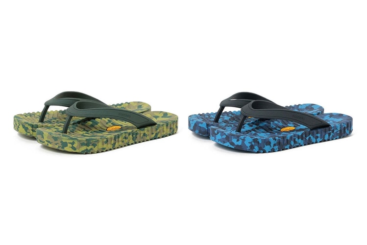 ts(s) 聯乘 Suicoke 推出迷彩圖樣人字拖單品