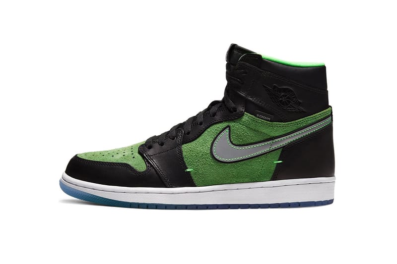 zoom air jordan 1 green