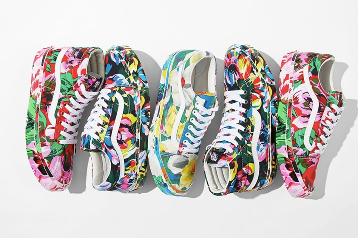 KENZO x Vans 推出別注「Floral」鞋款系列| HYPEBEAST