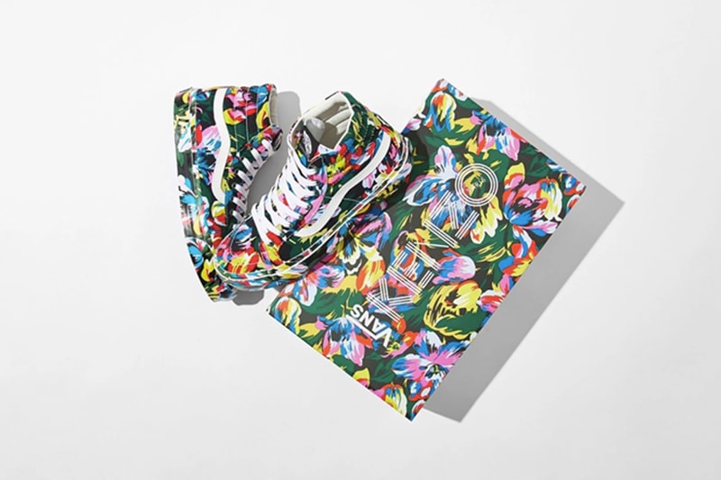 KENZO x Vans 推出別注「Floral」鞋款系列