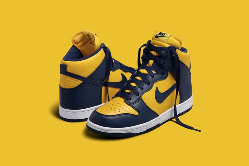 Nike 將迎來經典配色 Dunk Hi「Michigan」的復刻回歸