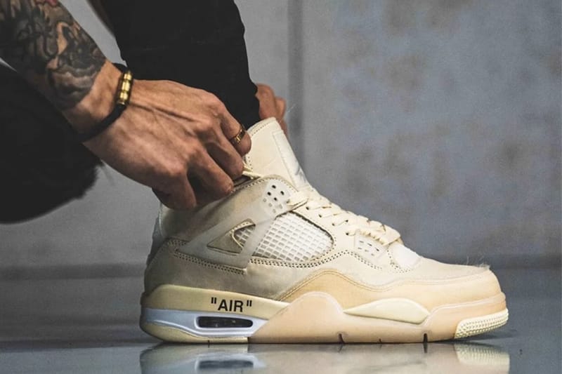 jordan 4 air off white