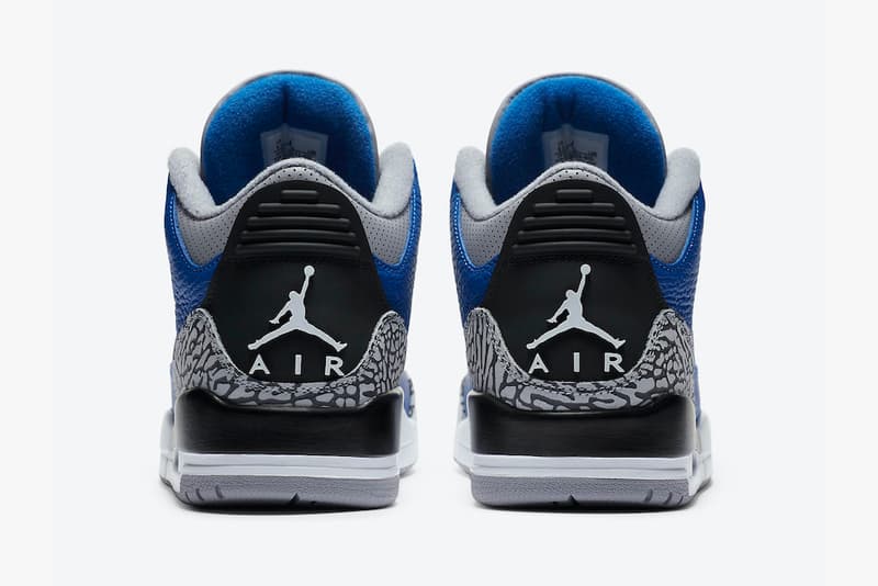 Air Jordan 3 Retro「Varsity Royal」配色鞋款官方圖輯釋出