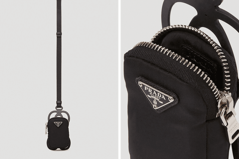 Prada 推出極簡主義隨身小物斜挎包
