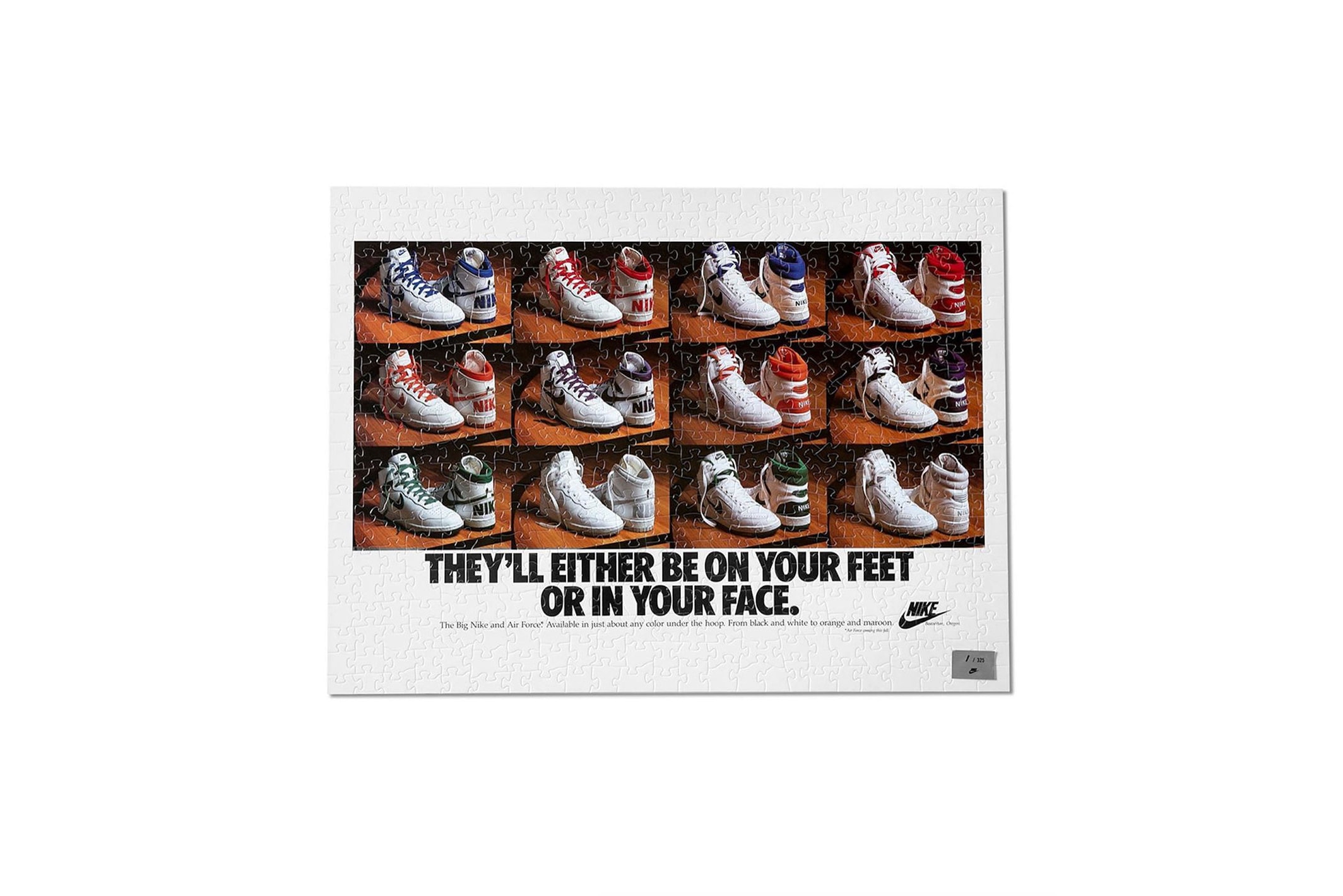 Nike 推出鬼罕限量版復古廣告海報拼圖套裝