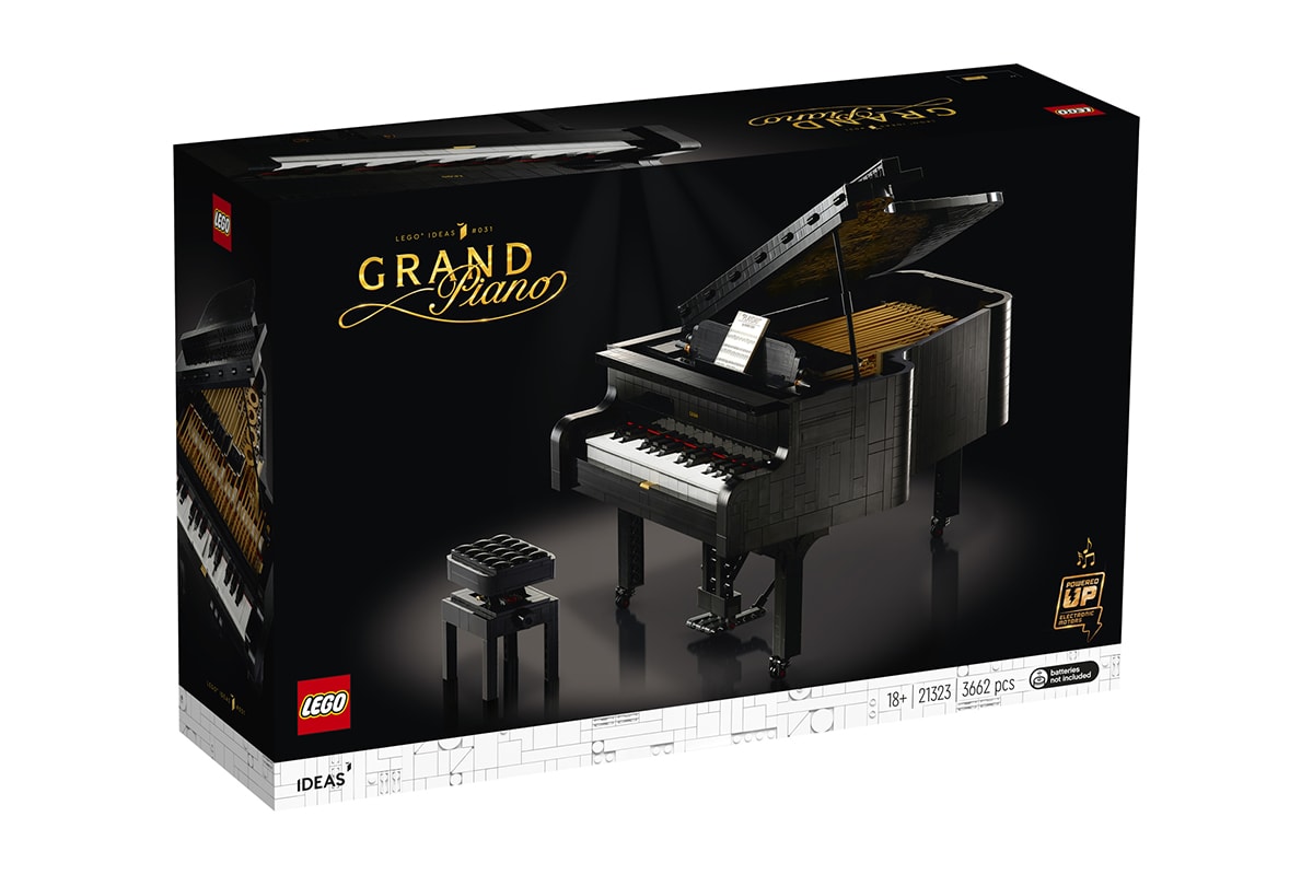 LEGO 推出可彈奏的 Ideas Grand Piano 演奏鋼琴