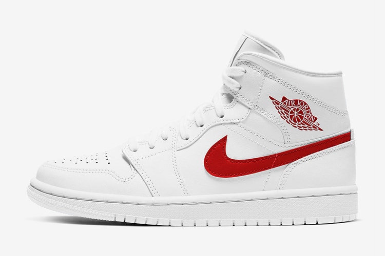Air Jordan 1 Mid 推出全新經典白紅配色