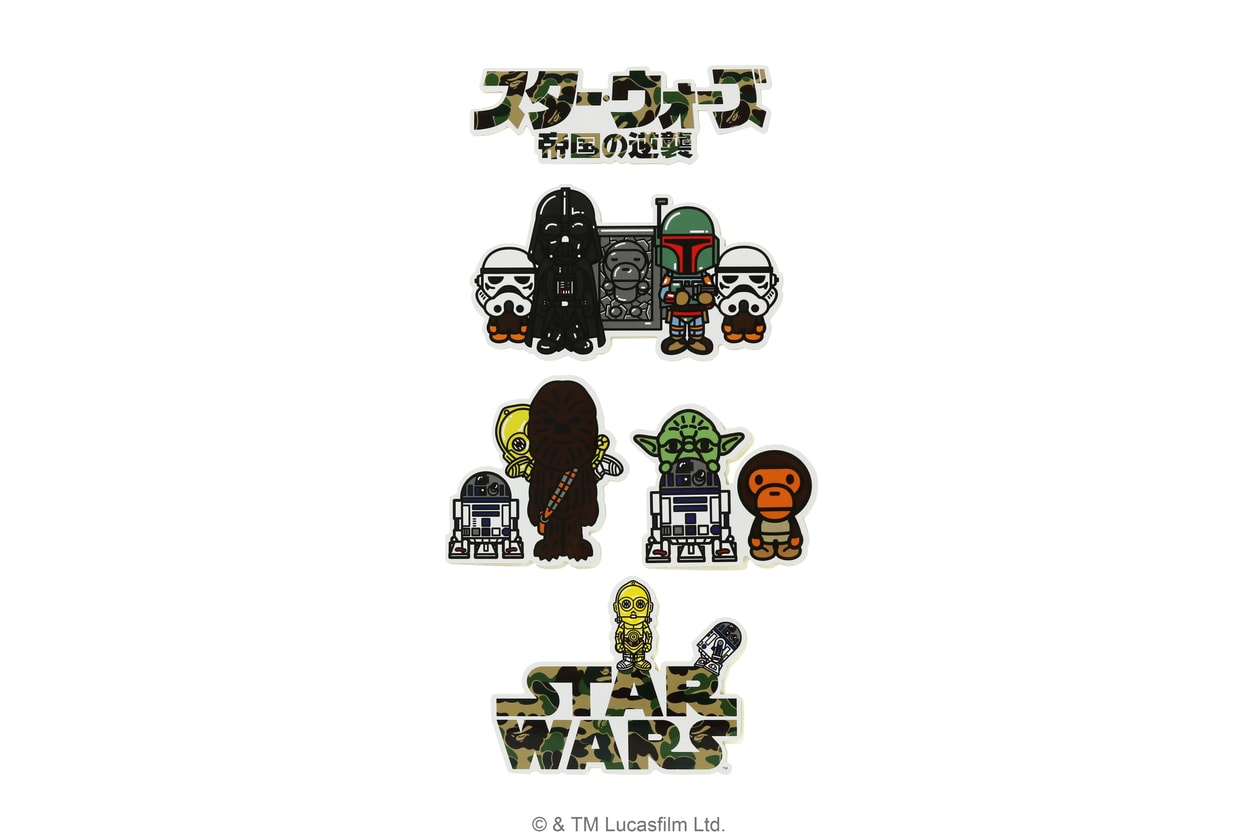 A BATHING APE® 聯乘《Star Wars》推出致賀紀念系列