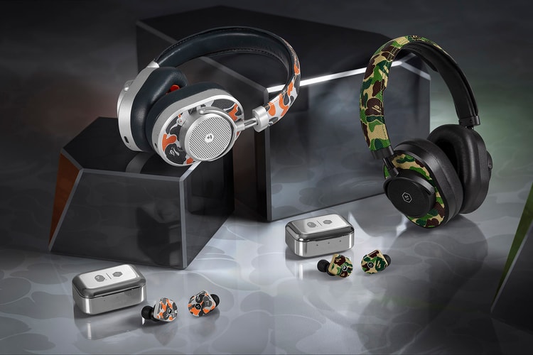 A BATHING APE® x MASTER & DYNAMIC 推出別注猿迷圖樣耳機