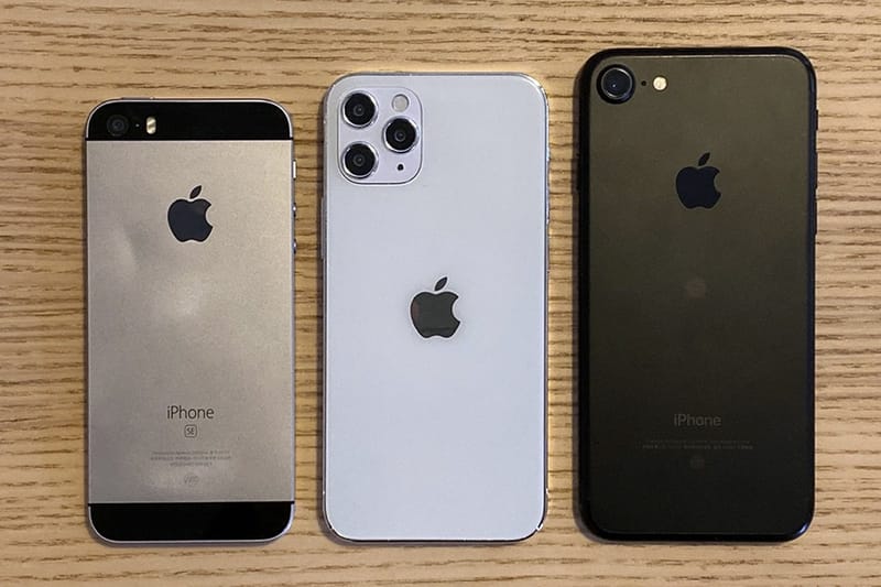 Apple 全新 5.4 吋 iPhone 12 實機尺寸比較圖輯曝光